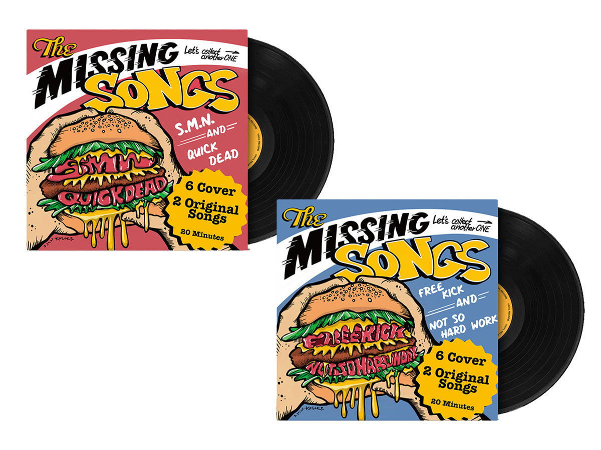 'THE MISSING SONGS' xLP (FREE KICK / SMN / QUICKDEAD / NOT SO HARD WORK)